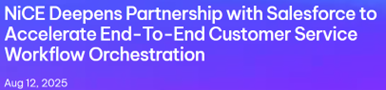 NiCE deepens partnership with Salesforce